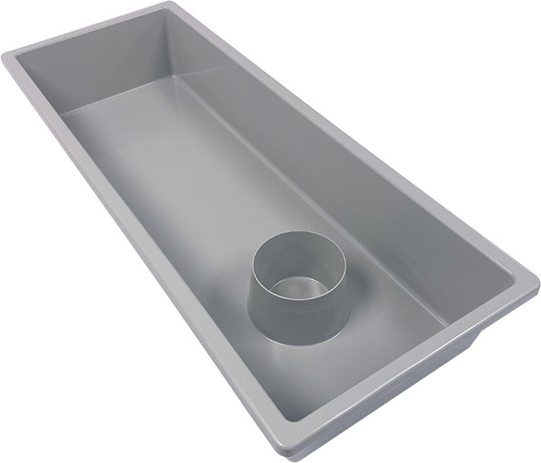 55S-GC 55-Series Gray Tub with Cup Holder