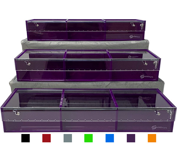 ARS purple.jpg 3-Tier Color Acrylic Setup