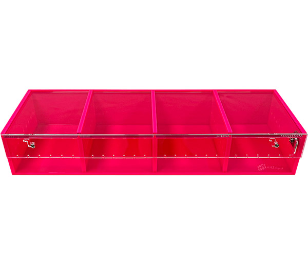 Pink 4 Compartment Display